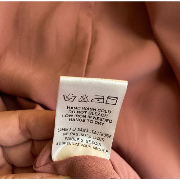 Adelyn Rae Women's Paige Dress Size L Fit-and-Flare Mauve Rose - Picture 8 of 9